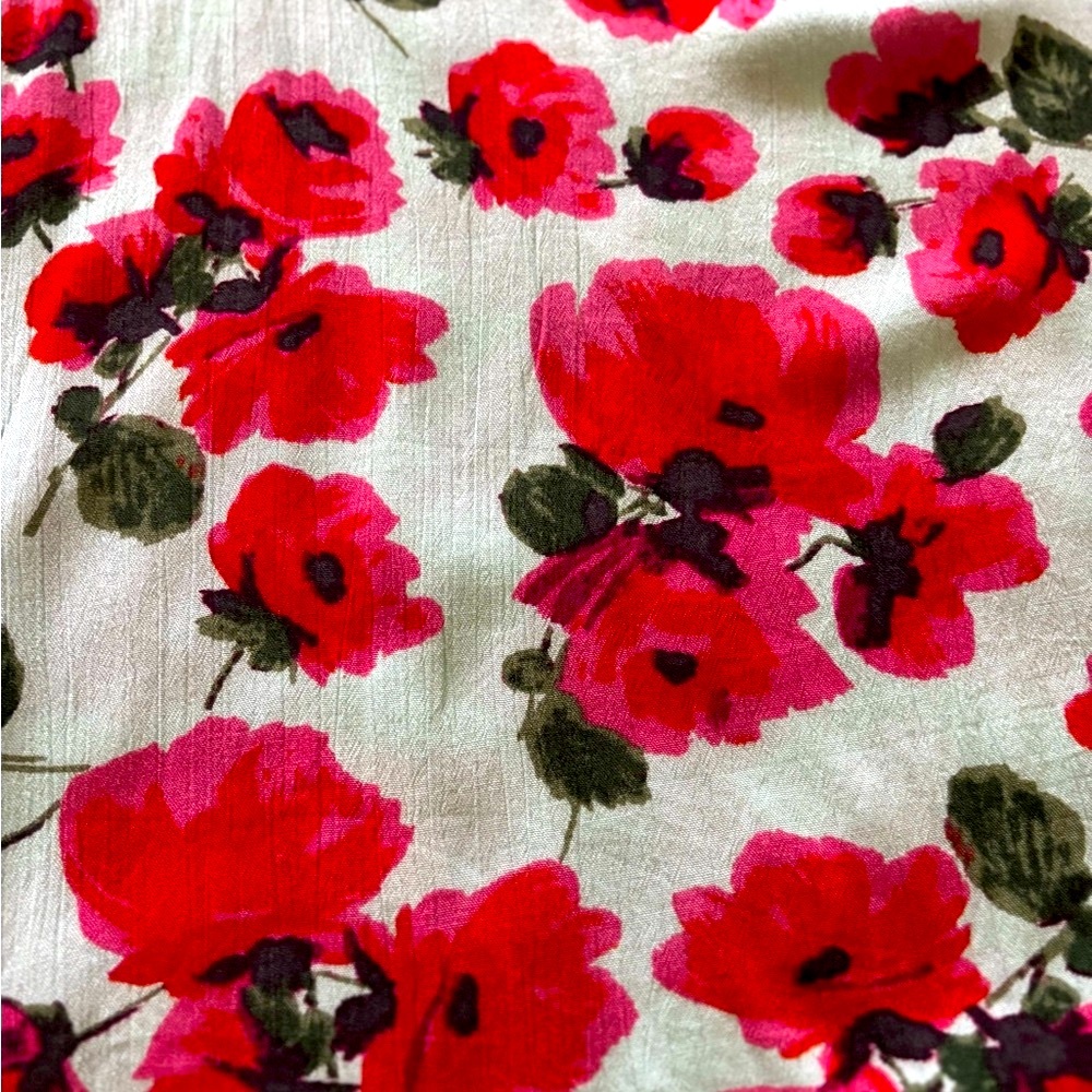 Billabong Night Out Floral Tie-Strap Sundress Juniors Size L - Picture 5 of 7